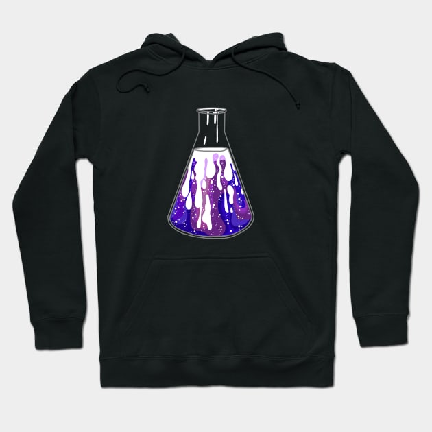 Galaxy in a test tube Hoodie by HighFives555